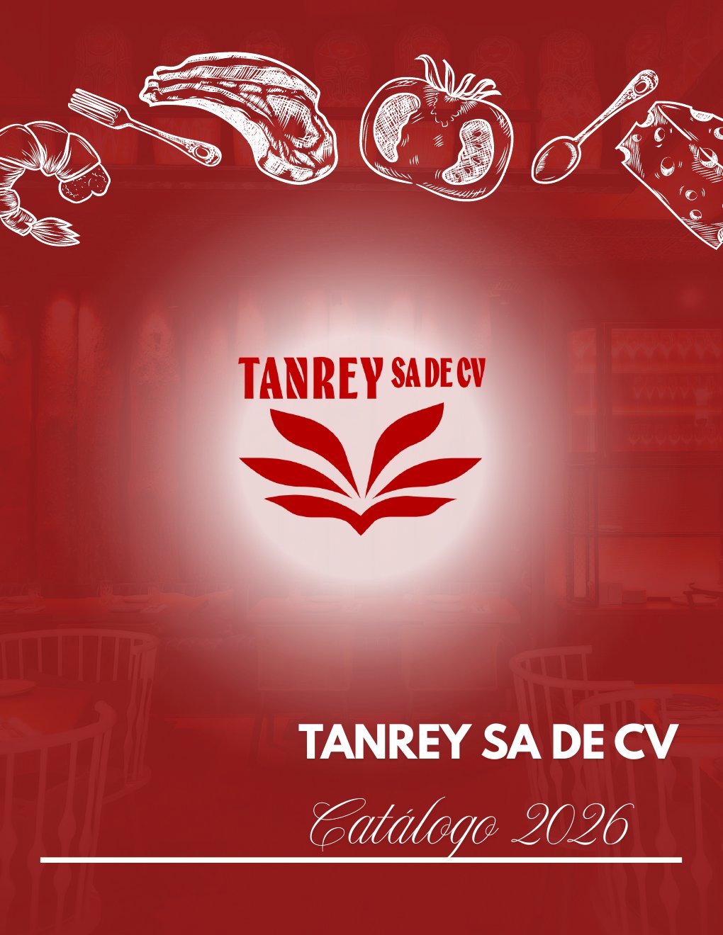 Portada del Catálogo 2026 de TANREY S.A. DE C.V.